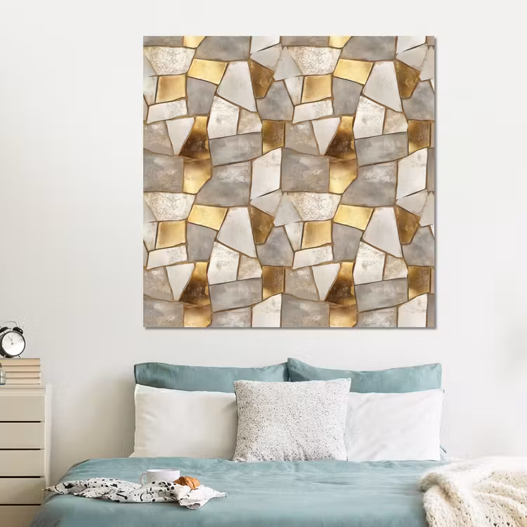 Forex - Mozaïek - Marmer - Goud — 2