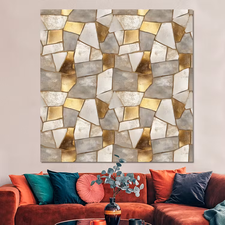 Forex - Mozaïek - Marmer - Goud — 3