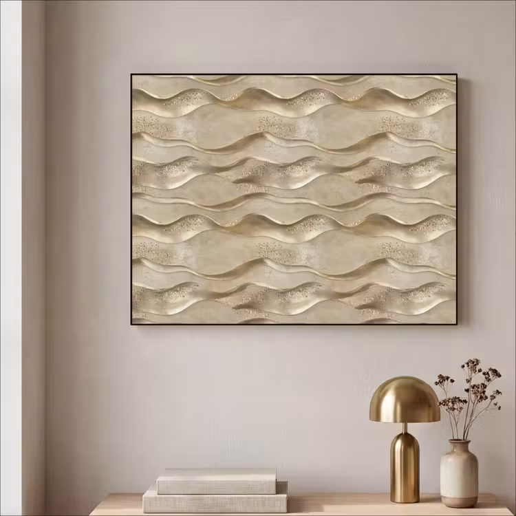 Art Frame - Golven - Patroon - Goud — 5