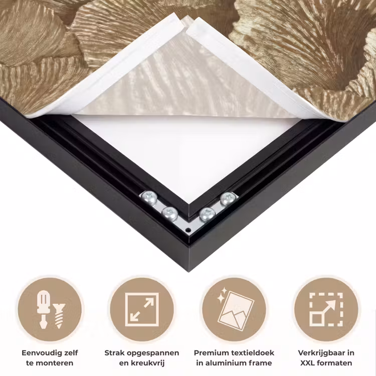 Art Frame - Organisch - Patroon - Bladeren - Goud — 8