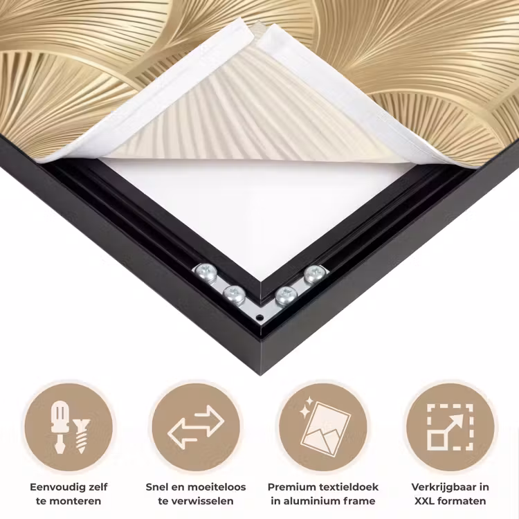 Art Frame - Patroon - Waaier - Goud — 4