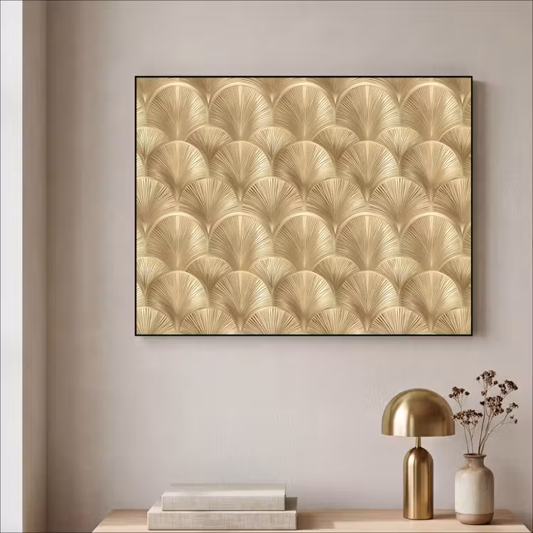 Art Frame - Patroon - Waaier - Goud — 5