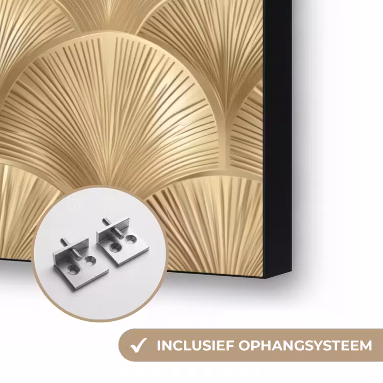 Art Frame - Patroon - Waaier - Goud — 6