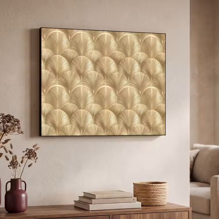 Art Frame - Patroon - Waaier - Goud — 7