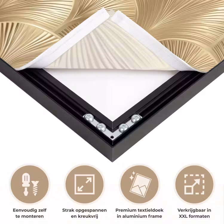 Art Frame - Patroon - Waaier - Goud — 8