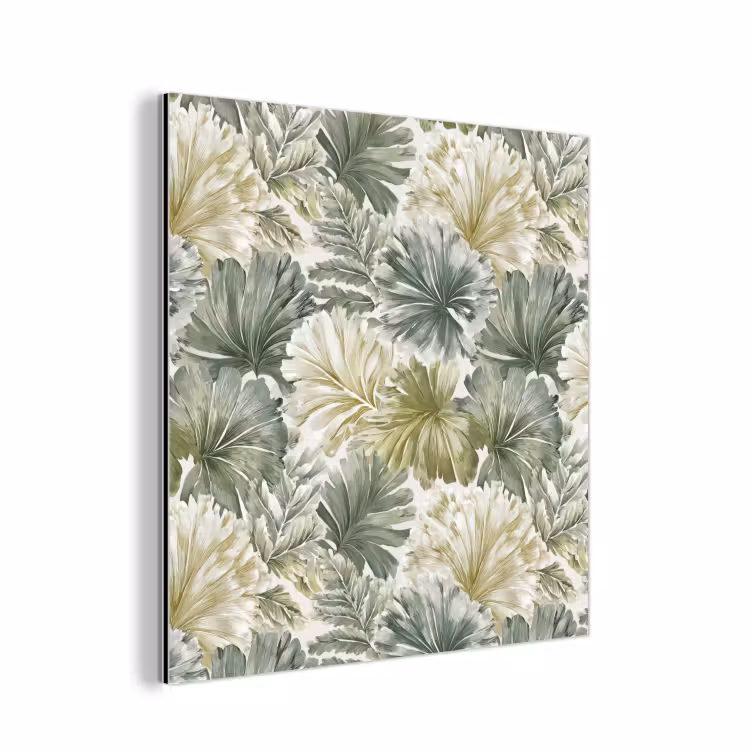 Aluminium schilderij - Bladeren - Botanisch - Groen