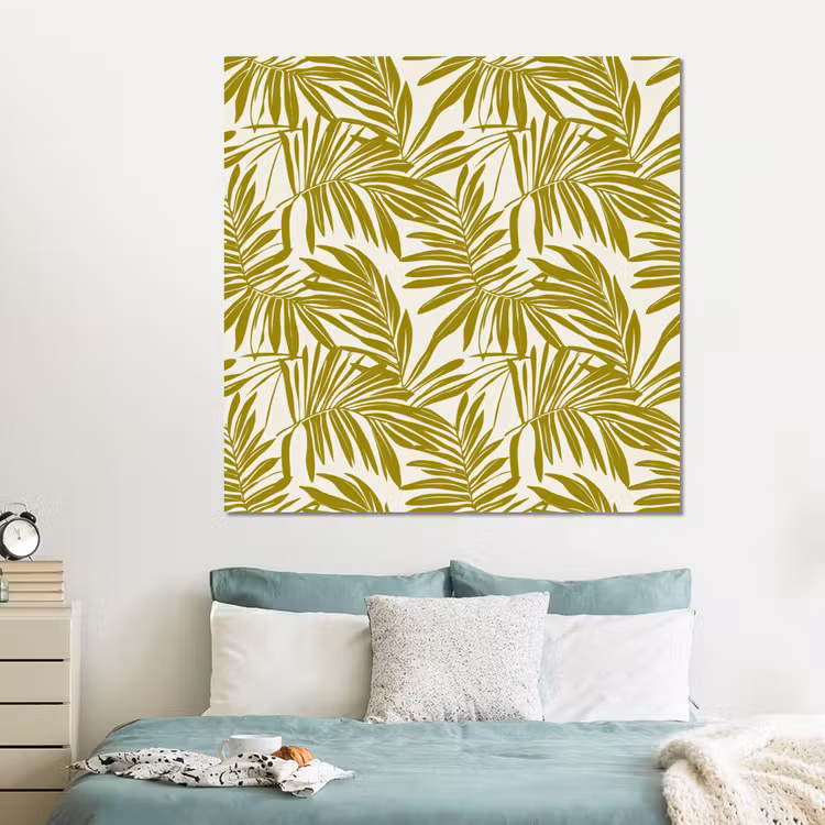 Forex - Palmblad - Patroon - Groen — 2