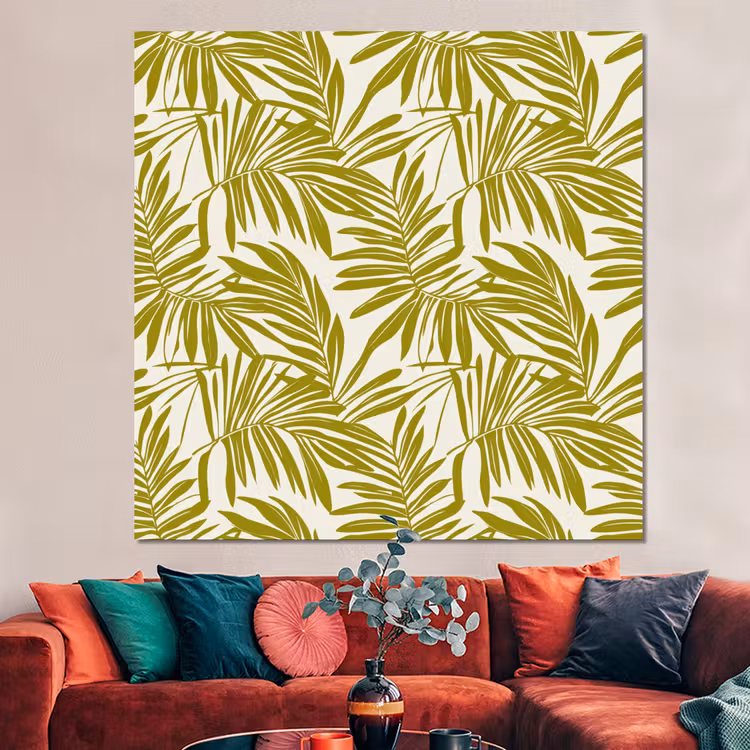 Forex - Palmblad - Patroon - Groen — 3