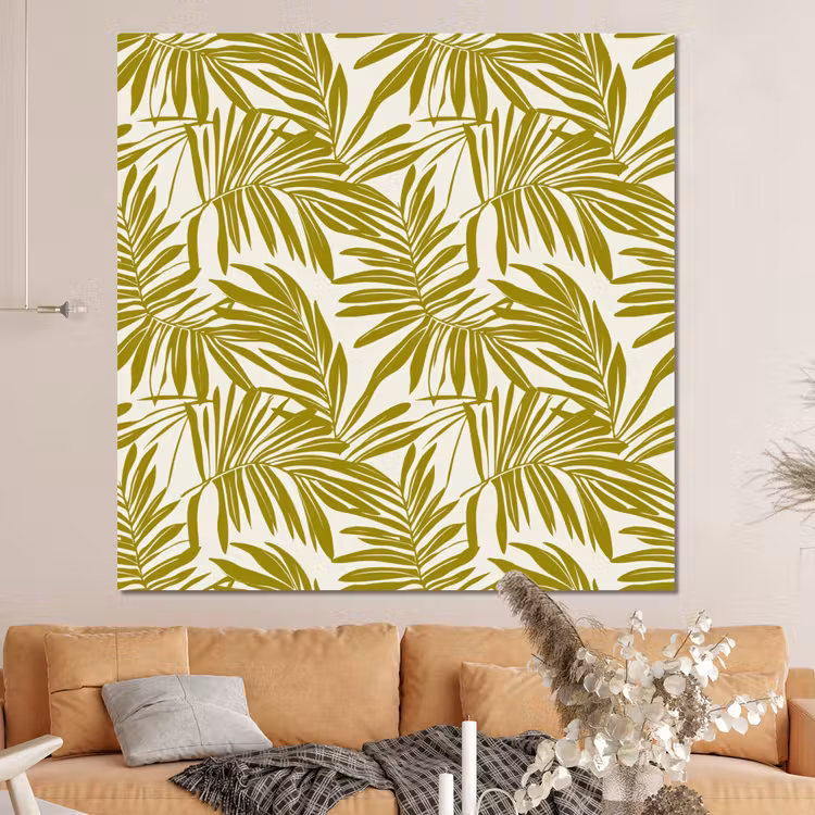 Forex - Palmblad - Patroon - Groen — 4