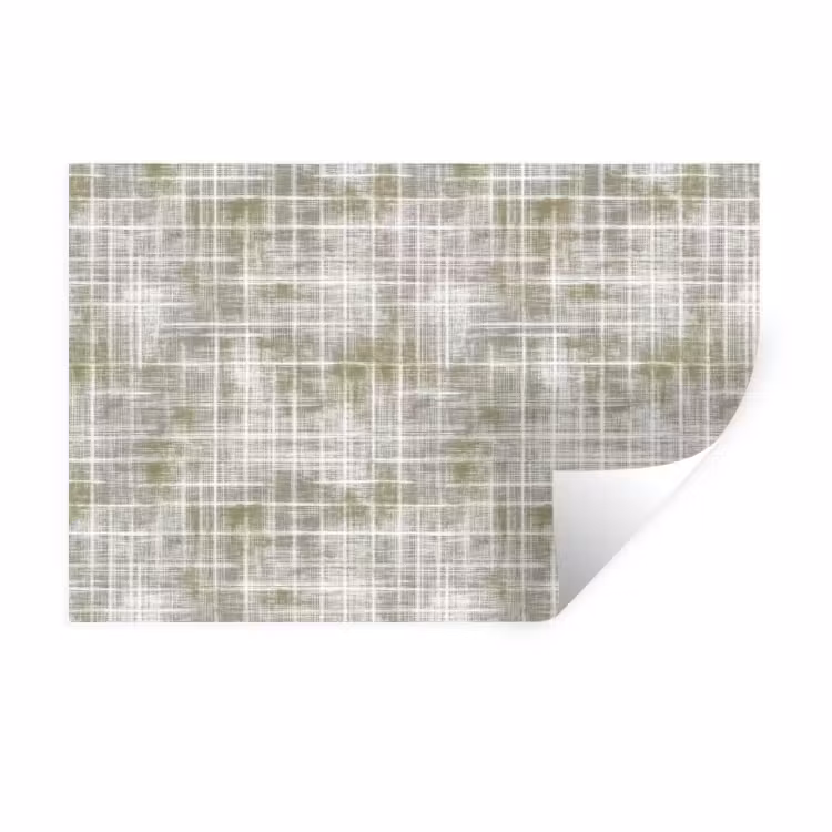 Muursticker - Linnen - Patroon - Groen