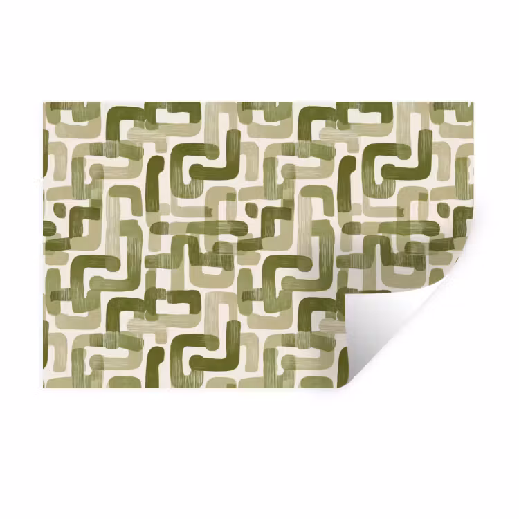 Muursticker - Modern - Grafisch - Groen