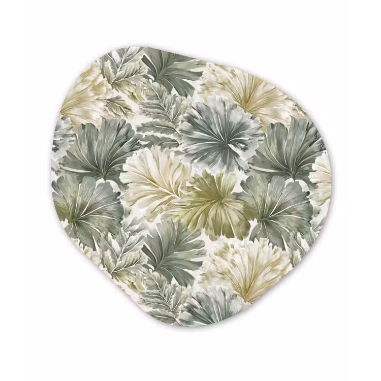 Organische schilderij - Aluminium - Bladeren - Botanisch - Groen