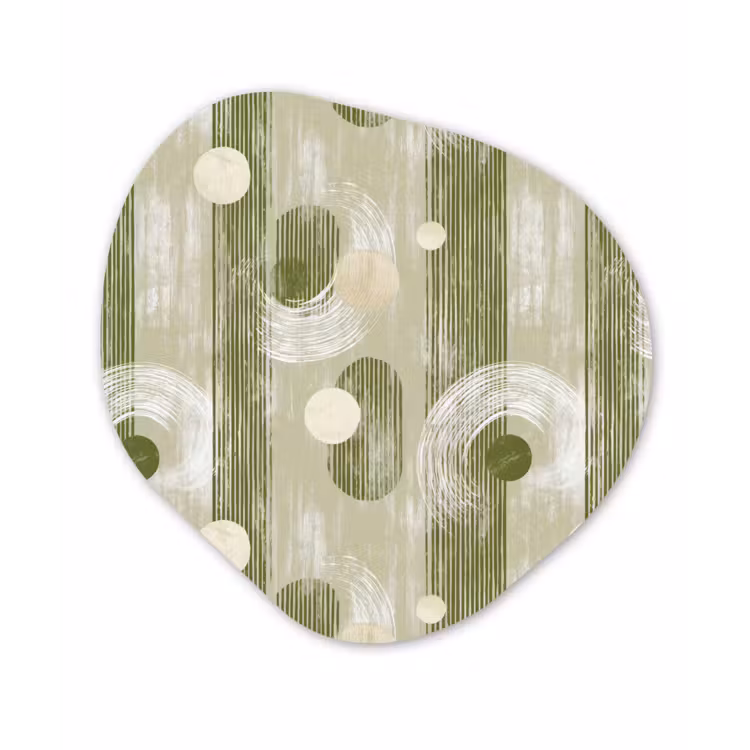Organisch schilderij - Forex - Artistiek - Modern - Groen