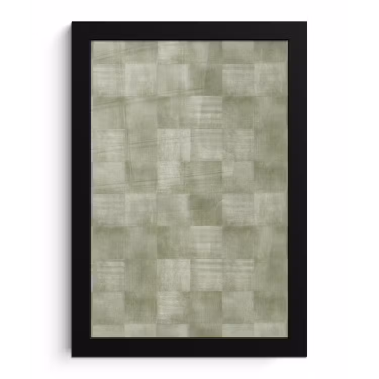 Poster met lijst - Vlakken - Rustiek - Groen