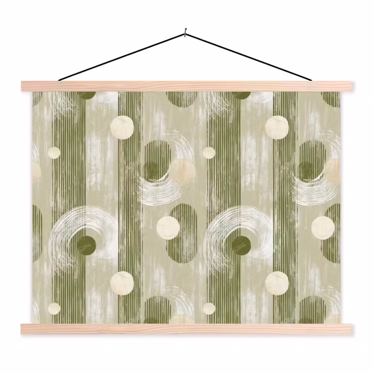 Schoolplaat - Artistiek - Modern - Groen