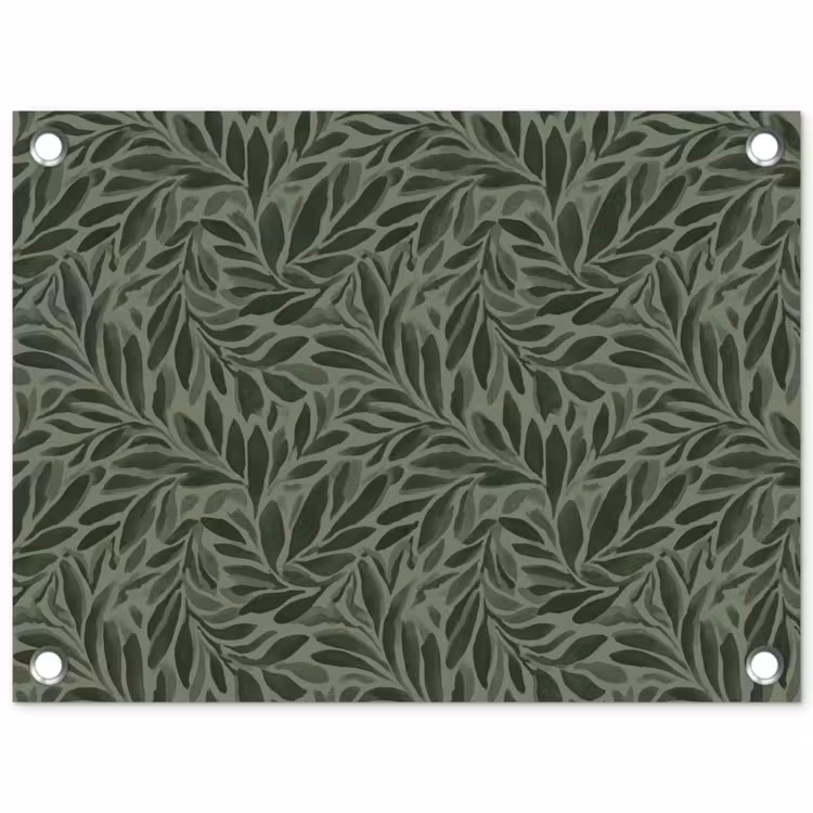 Tuinposter - Bladeren - Organisch - Groen