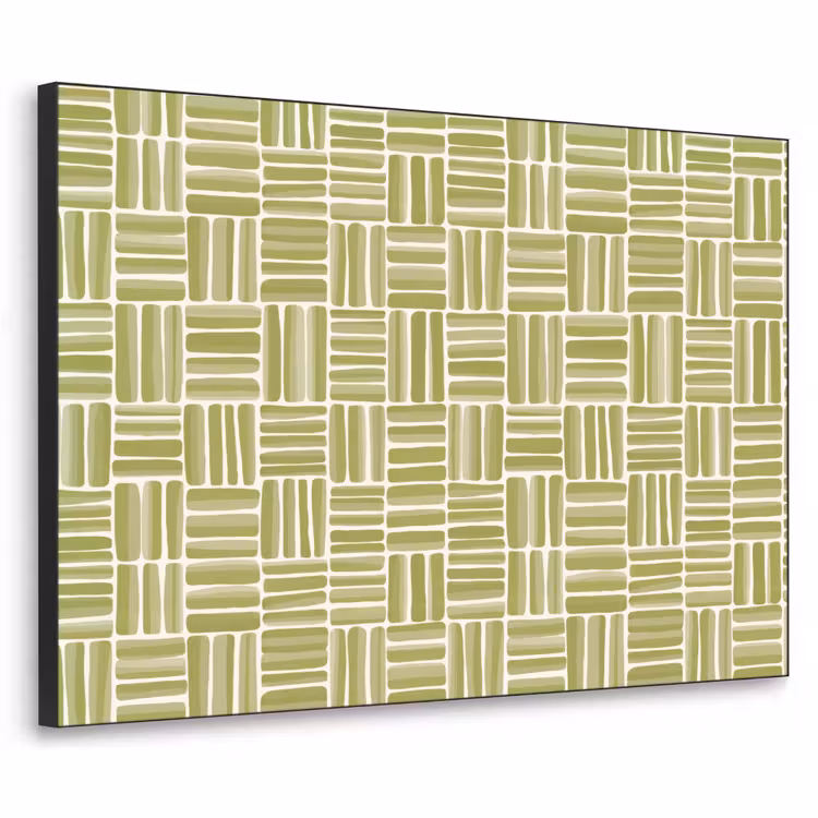 Art Frame - Vlecht - Patroon - Groen — 1