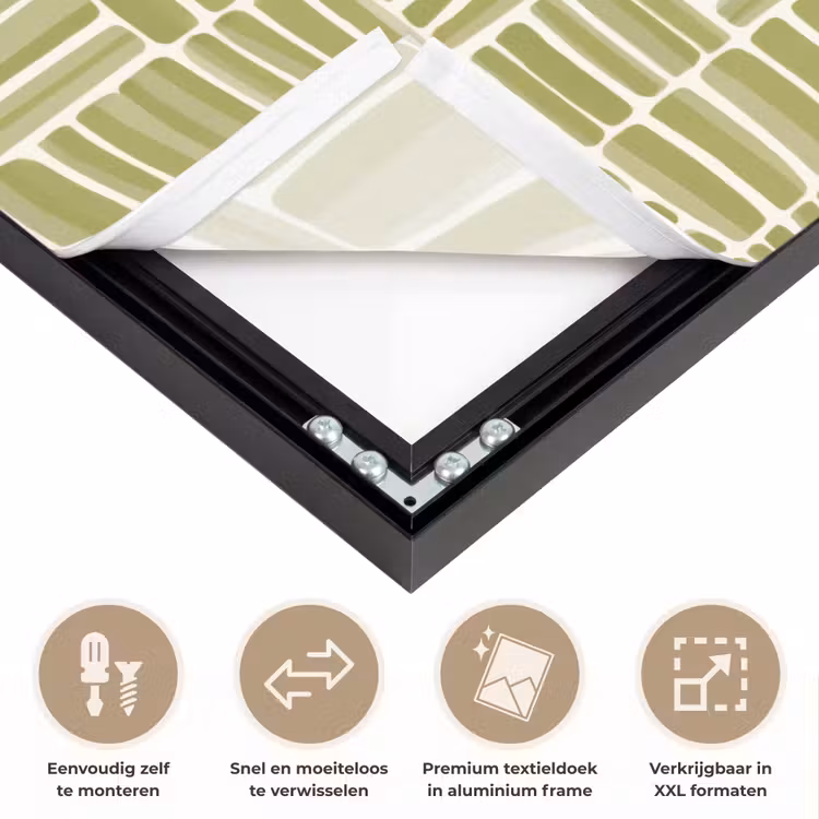 Art Frame - Vlecht - Patroon - Groen — 4
