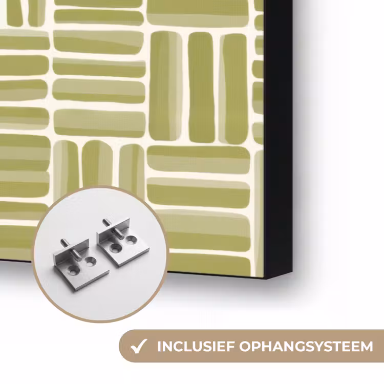 Art Frame - Vlecht - Patroon - Groen — 6