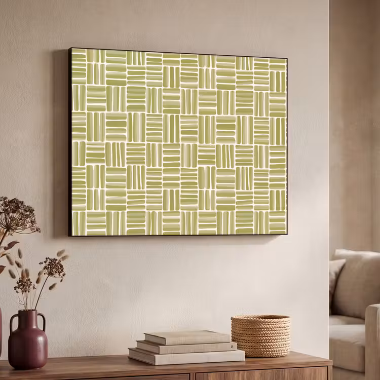 Art Frame - Vlecht - Patroon - Groen — 7