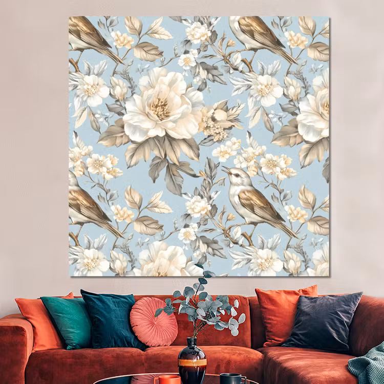 Forex - Botanisch - Zangvogel - Blauw — 3