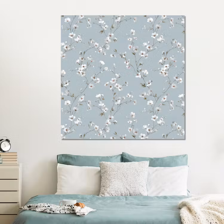 Forex - Klassiek - Bloemen - Blauw — 2