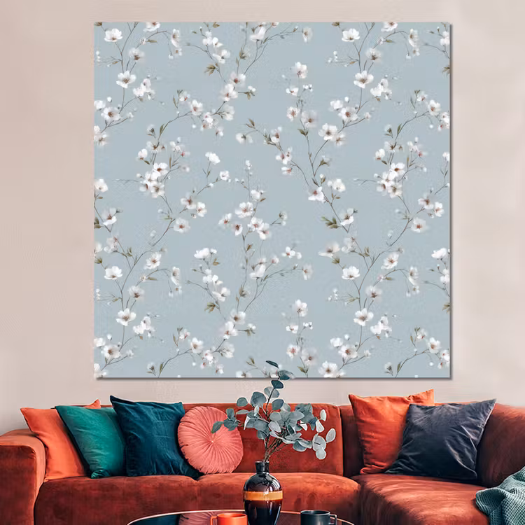 Forex - Klassiek - Bloemen - Blauw — 3