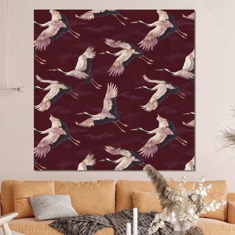 Forex - Kraanvogels - Klassiek - Bordeaux — 4