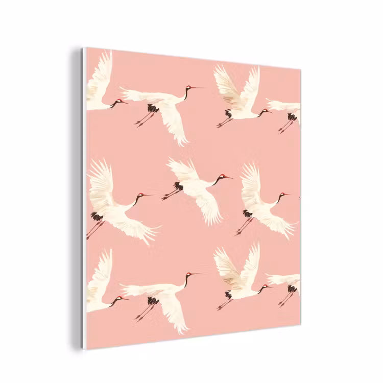 Forex - Modern - Kraanvogels - Roze — 1
