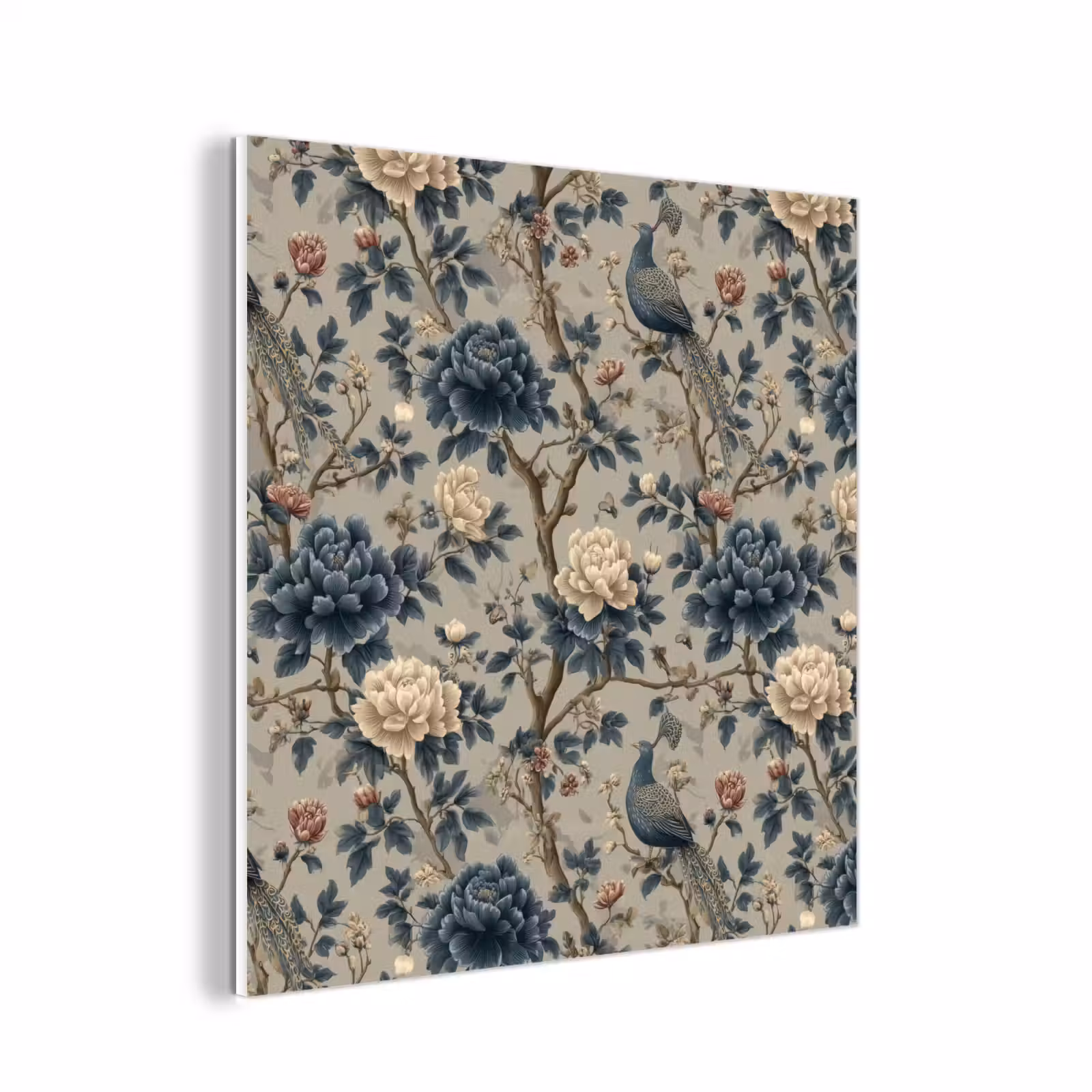 Forex - Pauw - Bloemen - Blauw — 1