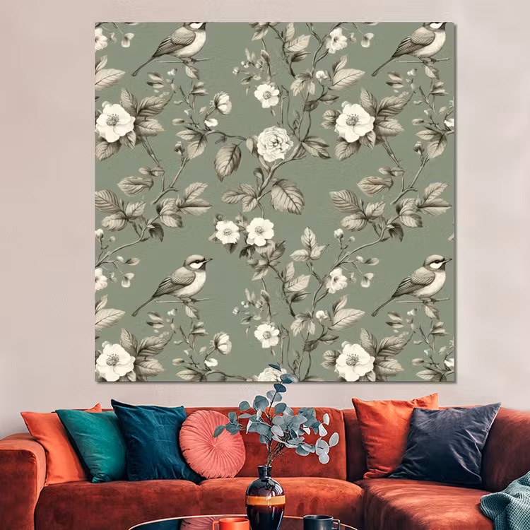 Forex - Botanisch - Vogels - Groen — 3