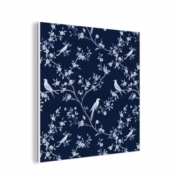 Forex - Grafisch - Bloesemtak - Blauw — 1