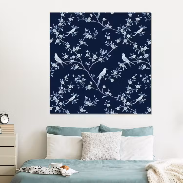 Forex - Grafisch - Bloesemtak - Blauw — 2