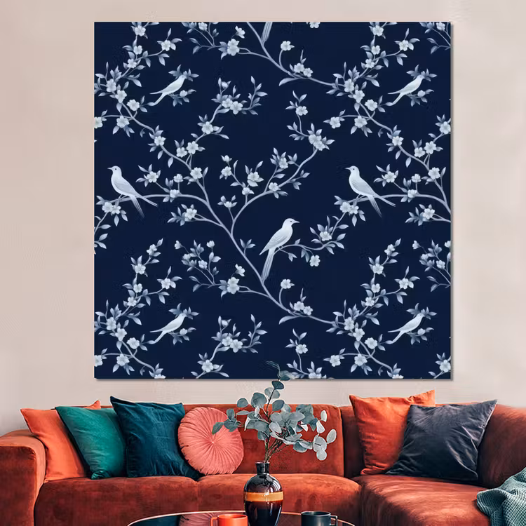 Forex - Grafisch - Bloesemtak - Blauw — 3
