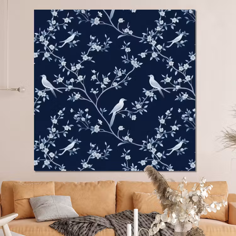 Forex - Grafisch - Bloesemtak - Blauw — 4