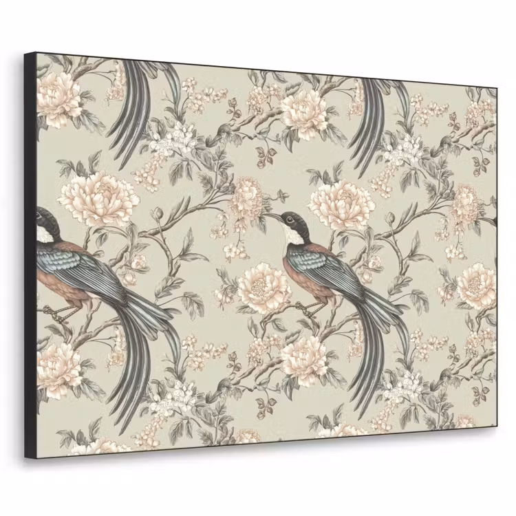 Art Frame - Bloem - Vogel - Kleurrijk — 1
