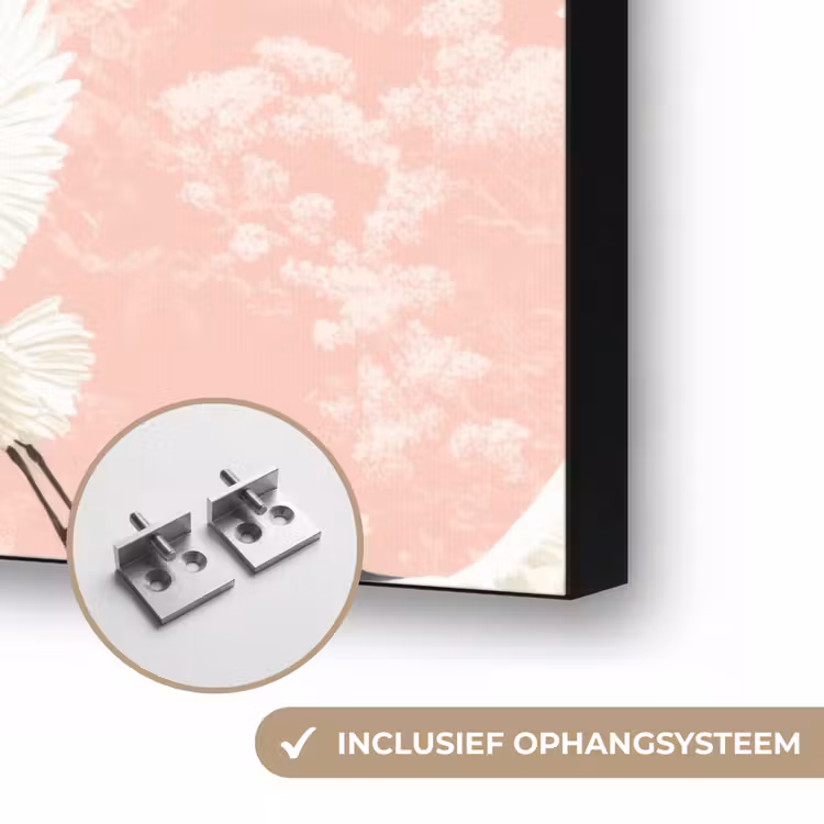 Art Frame - Kraanvogels - Bloesem - Roze — 6