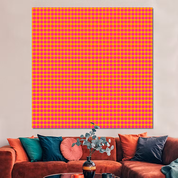 Forex - Modern - Stippen - Oranje — 3