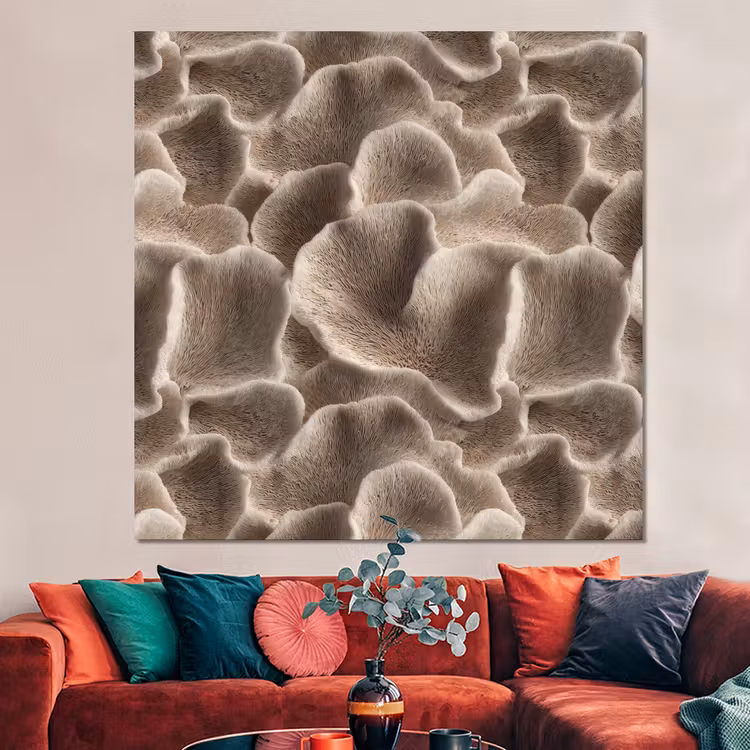 Forex - Waaiervorm - Beige - Vezel textuur — 3