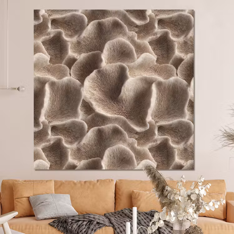 Forex - Waaiervorm - Beige - Vezel textuur — 4
