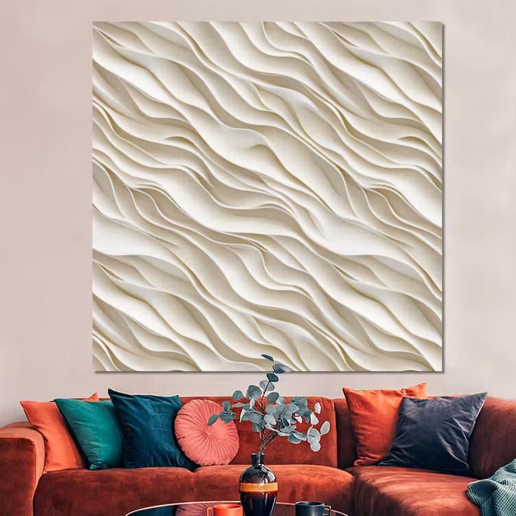 Forex - Golven - Wit - Minimalistisch — 3