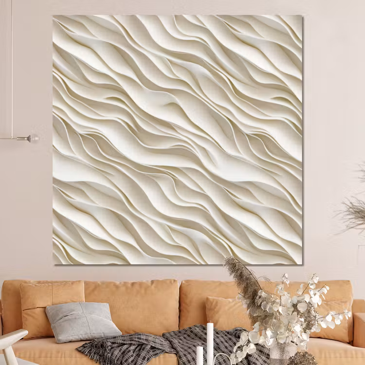 Forex - Golven - Wit - Minimalistisch — 4