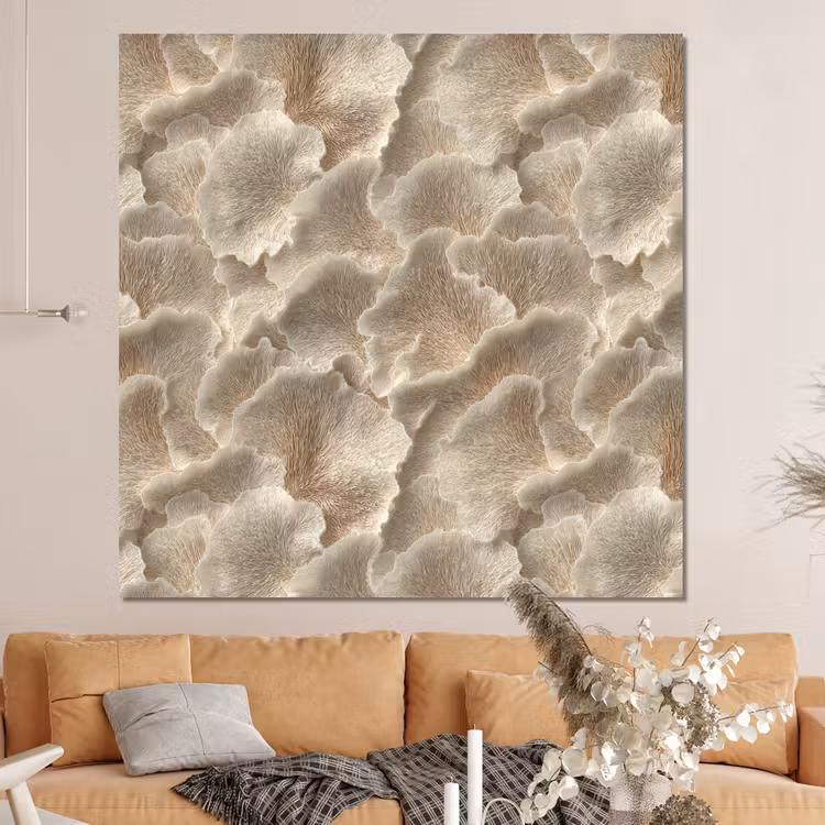 Forex - Waaierstructuren - Beige - Vezeltextuur — 4