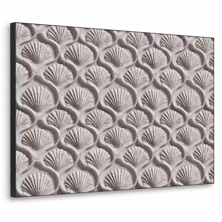 Art Frame - Zand - Schelpenvorm - Grijs — 1