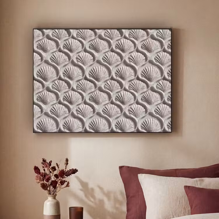 Art Frame - Zand - Schelpenvorm - Grijs — 3