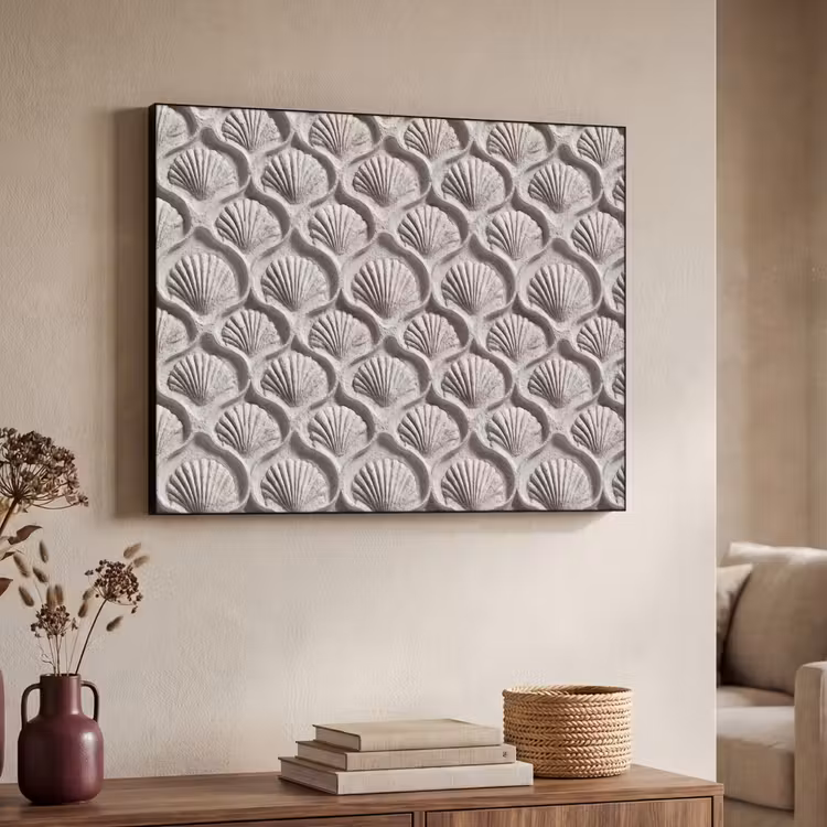 Art Frame - Zand - Schelpenvorm - Grijs — 7