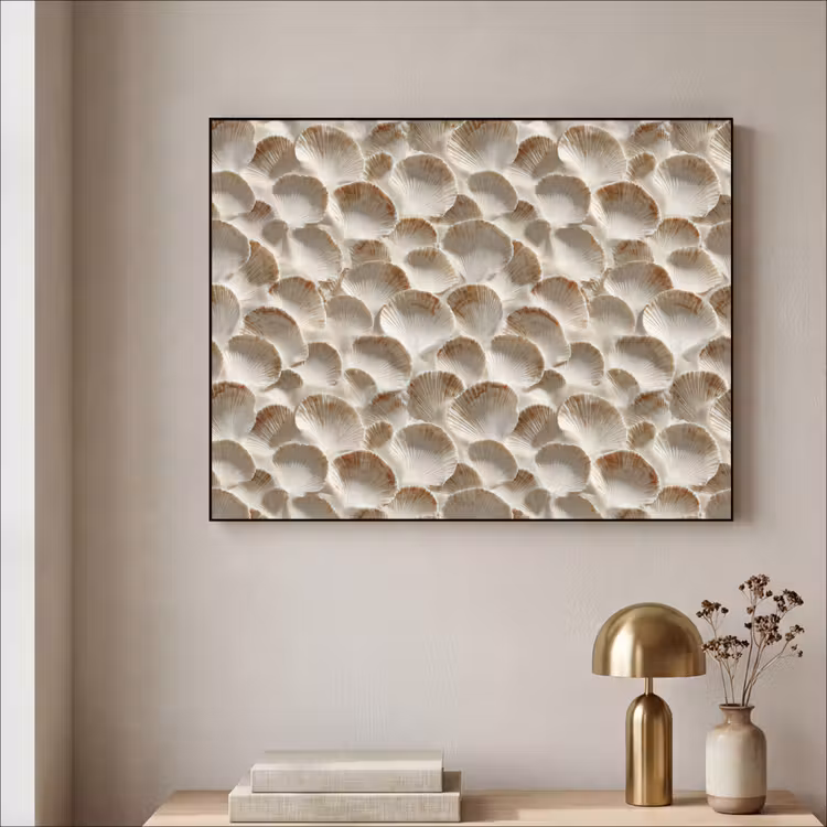 Art Frame - Schelpen - Waaiervorm - Wit — 5