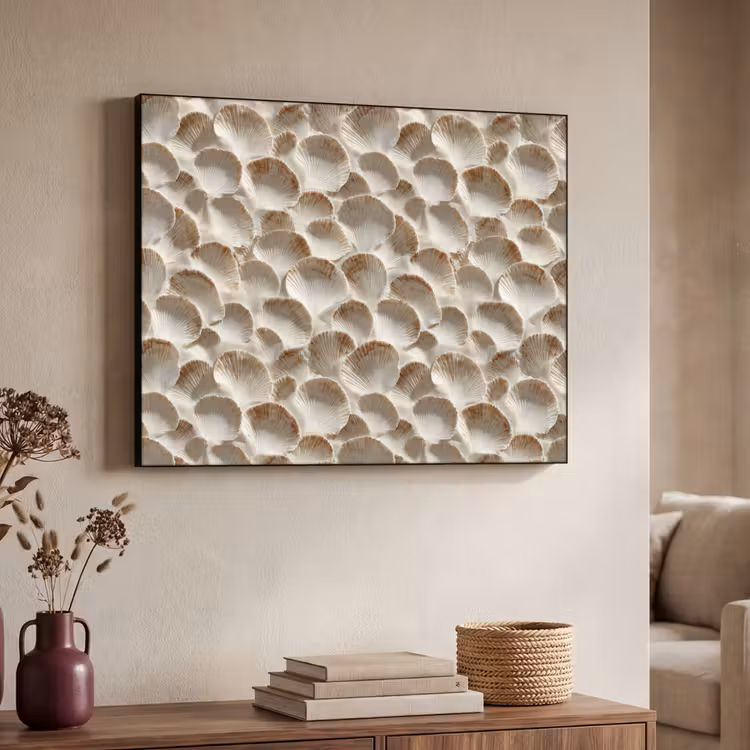 Art Frame - Schelpen - Waaiervorm - Wit — 7