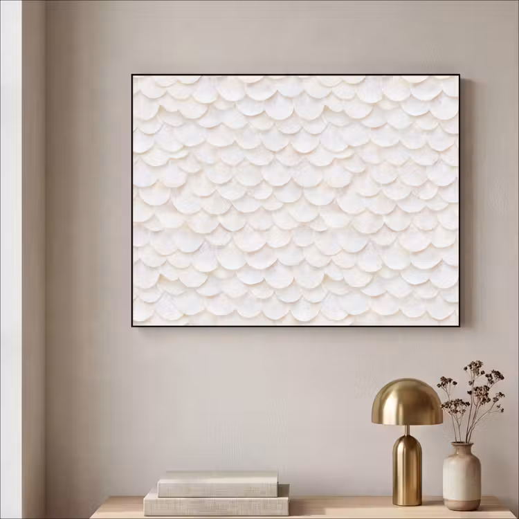 Art Frame - Schubben - Wit - Elegant — 5