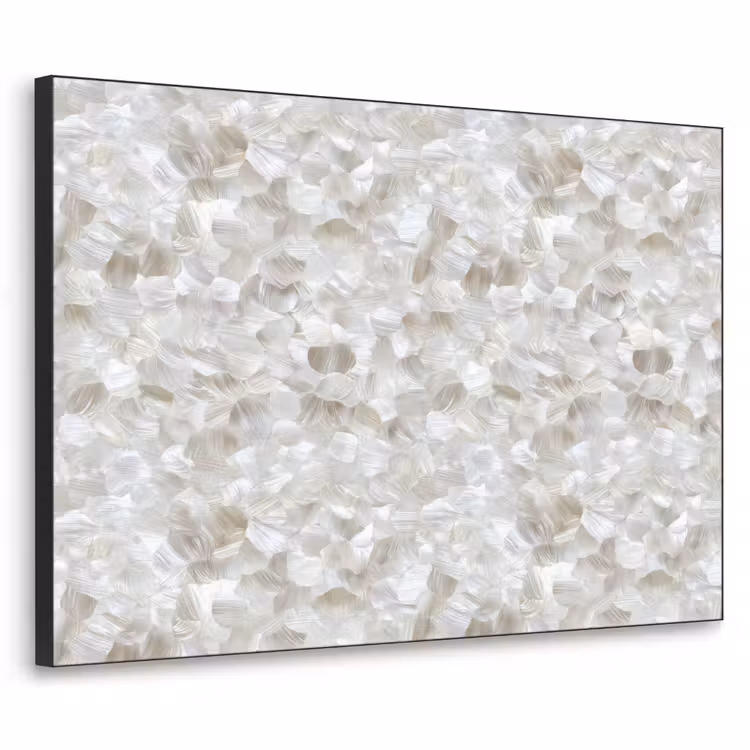 Art Frame - Wit - Penseelstreken - Reliëfeffect — 1